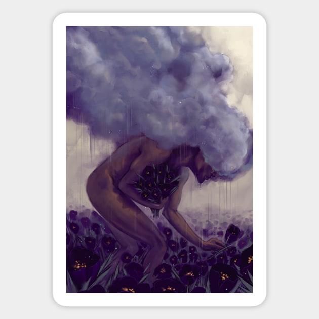 Storm cloud Sticker by dracoimagem